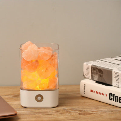 USB Himalayan Salt LED Lamp