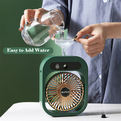 2-in-1 USB Fan & Humidifier