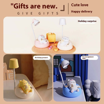 Creative Sleeping Cat Lamp